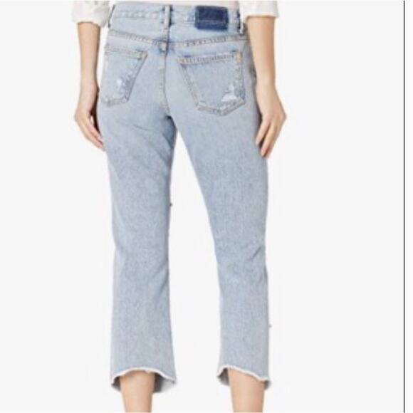 Siwy Jenna Louise twisted seam crop flare jean Sz 24 in perfect condition - Picture 13 of 14